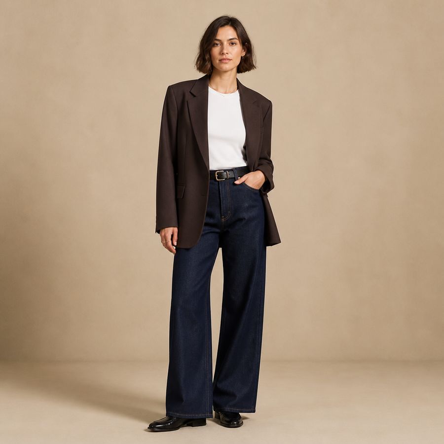 Oversized Wool Blazer